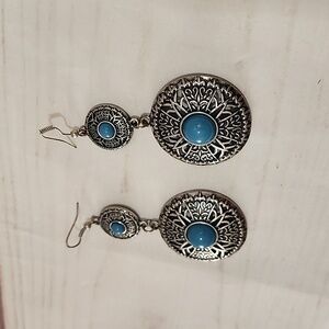 Turquoise dangling earrings
